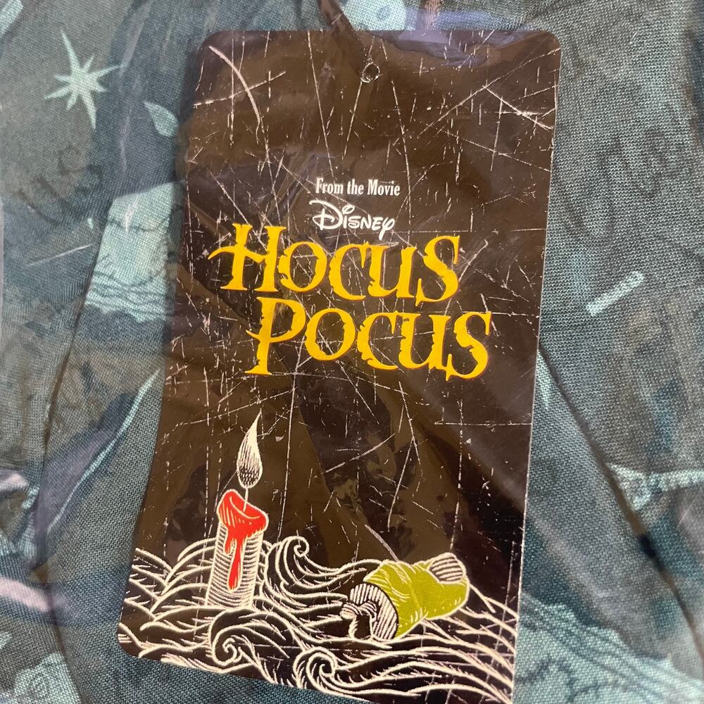 Torrid NWT Disney Hocus Pocus Mini Challis Button Front Skirt Size 4X Green - Picture 7 of 11